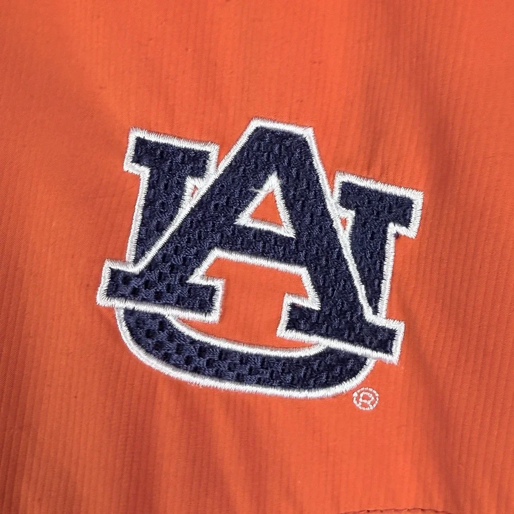 Nike Team Auburn Tigers Full Zip Clima-Fit Wind Breaker Jacket Orange Large NCAA